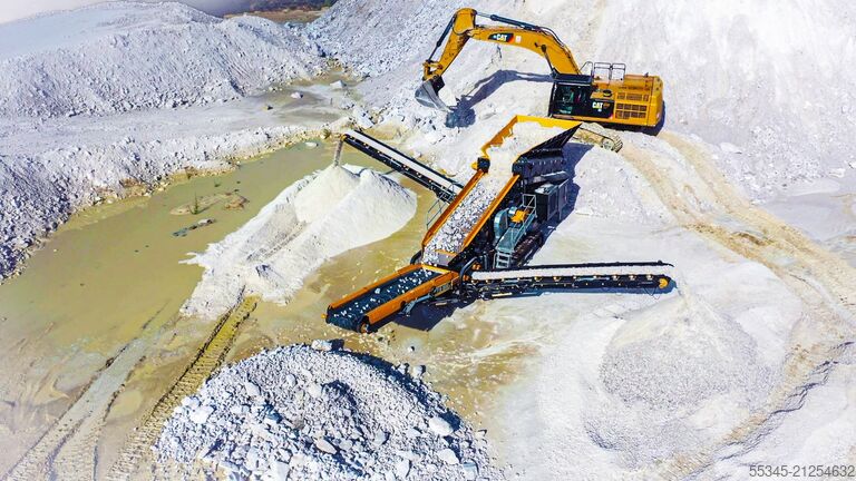 Tracked Scalping Screen FABO Tracked Screen Mobile Screening Plant FTB-1550