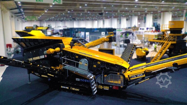 Tracked Scalping Screen FABO Tracked Screen Mobile Screening Plant FTB-1550
