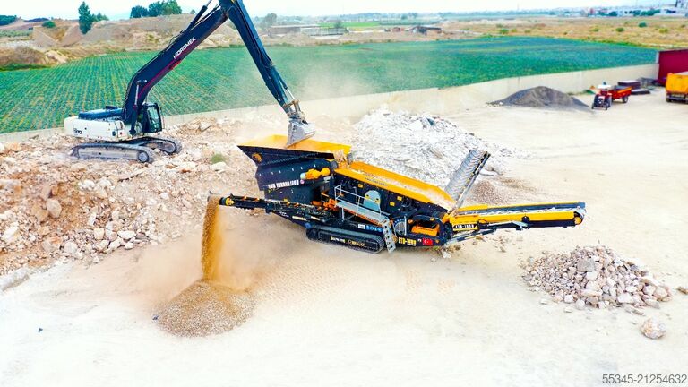 Tracked Scalping Screen FABO Tracked Screen Mobile Screening Plant FTB-1550