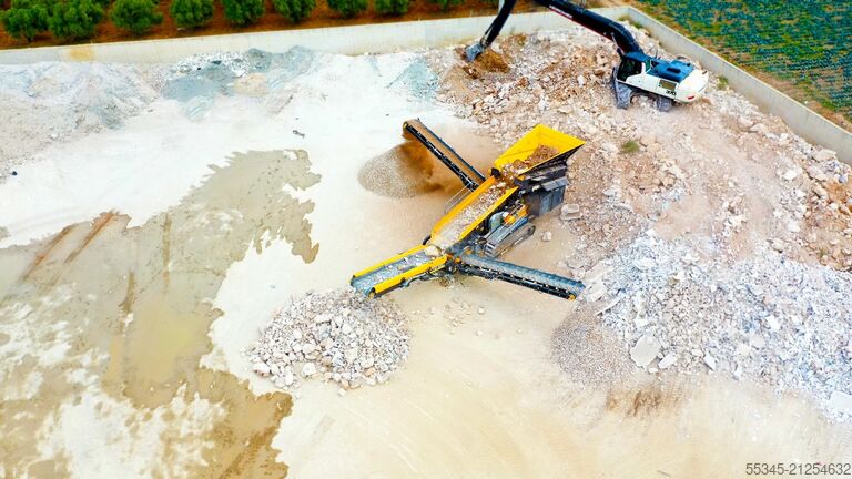 Tracked Scalping Screen FABO Tracked Screen Mobile Screening Plant FTB-1550