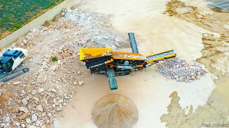 Tracked Scalping Screen FABO Tracked Screen Mobile Screening Plant FTB-1550