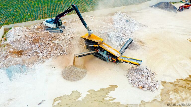 Tracked Scalping Screen FABO Tracked Screen Mobile Screening Plant FTB-1550