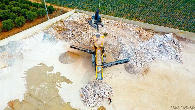 Tracked Scalping Screen FABO Tracked Screen Mobile Screening Plant FTB-1550