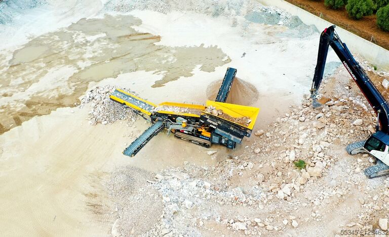 Tracked Scalping Screen FABO Tracked Screen Mobile Screening Plant FTB-1550