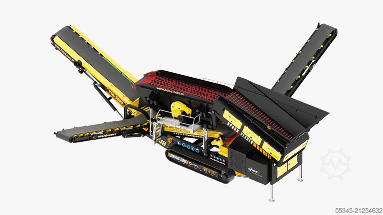 Tracked Scalping Screen FABO Tracked Screen Mobile Screening Plant FTB-1550