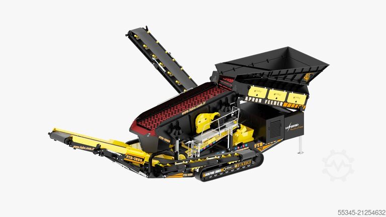 Tracked Scalping Screen FABO Tracked Screen Mobile Screening Plant FTB-1550