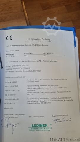 HORIZONTAAL ZAGEN VAN BOOMSTAMMEN LEDINEK X-CUT S190