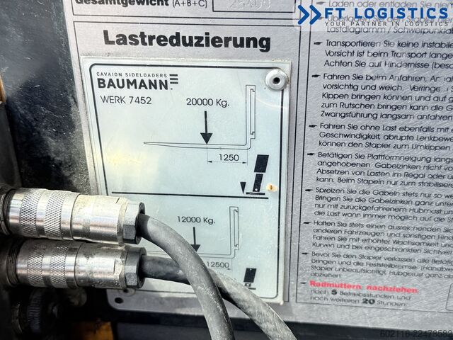 Sidelæsser gaffeltruck Baumann GCS 200/20/35 DIESEL DUPLEX 3500