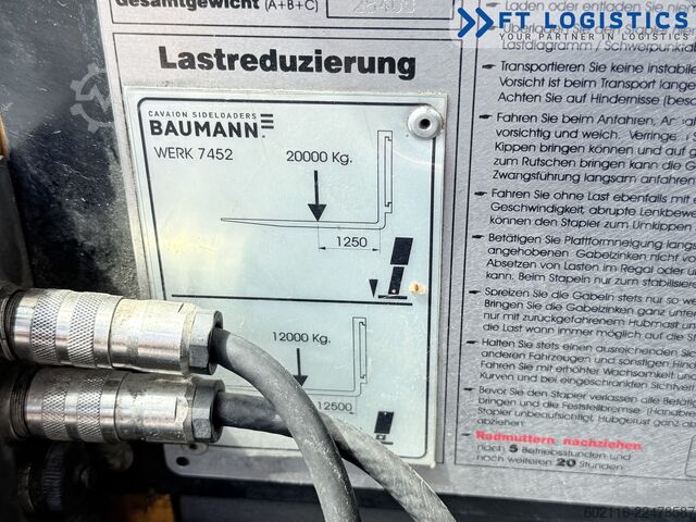 Sidelæsser gaffeltruck Baumann GCS 200/20/35 DIESEL DUPLEX 3500