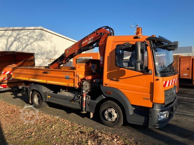 Annan MERCEDES-BENZ Atego 818 K Atlas Kran Funk 2 x AHK Standheizung