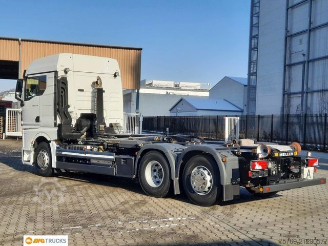 Haakarm vrachtwagen MAN 26.430 TGX 6X2-4 GM Meiller Funk Lenkachse
