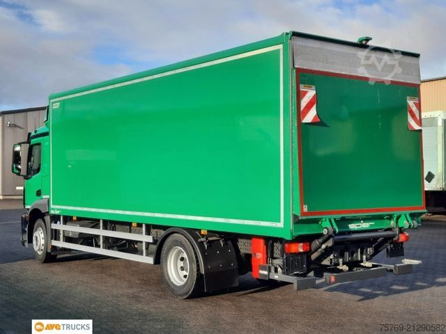 Autocamion cu caroserie tip cutie MERCEDES-BENZ 1824 L ACTROS Koffer 7,35 m mit Tür + LBW 2t