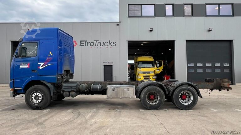Podwozie z kabiną Volvo FH 12 - 460 (LAMES / STEEL SUSPENSION / 6X4 / 2...