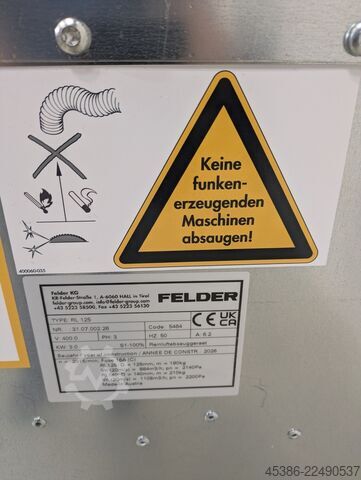 Mobilt udsugningssystem Felder RL 125