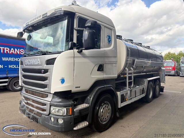 Tankwagen Scania R490 RVS tank, Euro 6, Stuuras, Retarder, 15000...