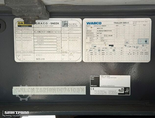 Camion frigorific DAF XG 480 EURO 6E FAR 50 CC COMBI CARRIER TRS KOELI
