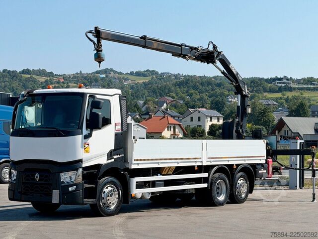 Macara montată pe camion RENAULT T 380 * FASSI F120B.2.22 + FUNK * TOPZUSTAND !