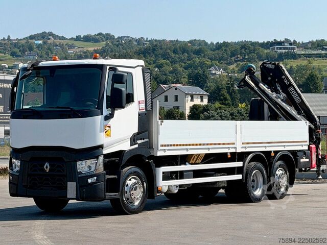 Macara montată pe camion RENAULT T 380 * FASSI F120B.2.22 + FUNK * TOPZUSTAND !