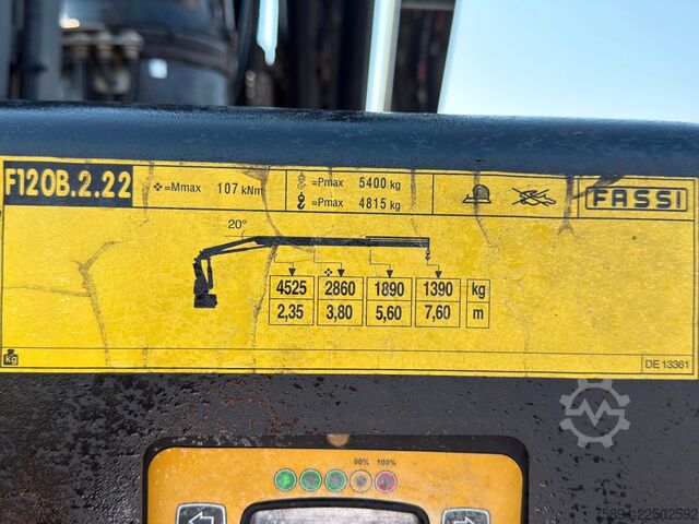 Macara montată pe camion RENAULT T 380 * FASSI F120B.2.22 + FUNK * TOPZUSTAND !