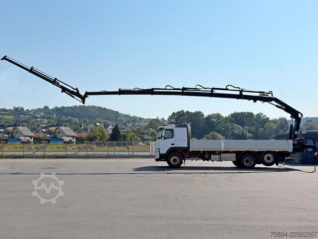 Macara montată pe camion VOLVO FM 460 * HIAB 166 E-5 HIPRO + JIB 43X + FUNK