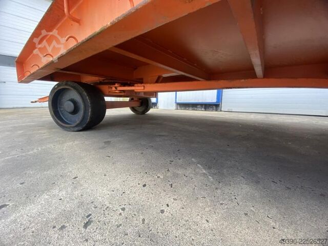 Platformă de transport, remorcă pentru sarcini grele, remorcă industrială cu direcție pe două axe cu Plan - MAFI 11