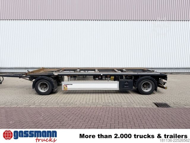Afzetcontainer-aanhangwagen Wielton PS2P70B Abrollanhänger bis 7,25 m Behälter