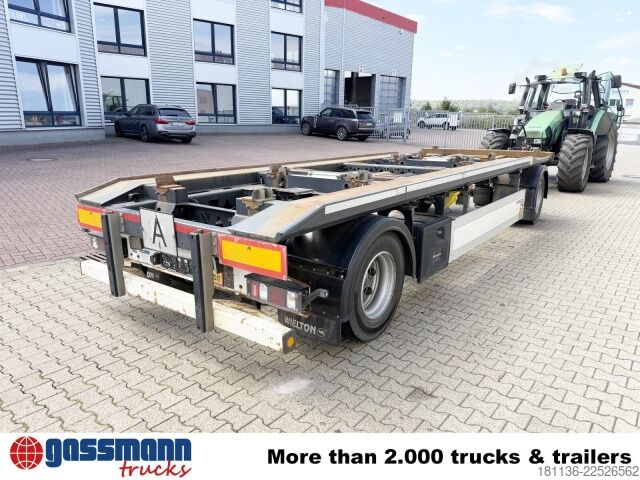 Afzetcontainer-aanhangwagen Wielton PS2P70B Abrollanhänger bis 7,25 m Behälter