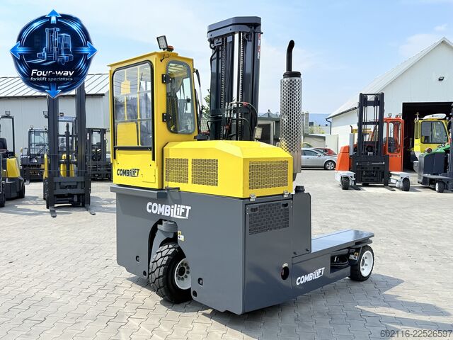 Wózek widłowy czterokierunkowy Combilift C3000 GAS TRIPLEX 6400 ONLY 953H CABIN