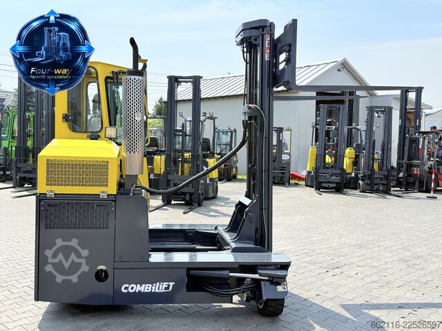 Wózek widłowy czterokierunkowy Combilift C3000 GAS TRIPLEX 6400 ONLY 953H CABIN
