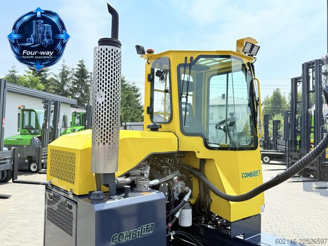 Wózek widłowy czterokierunkowy Combilift C3000 GAS TRIPLEX 6400 ONLY 953H CABIN
