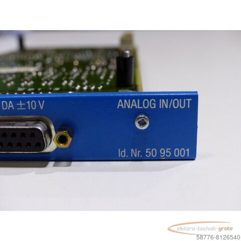 Component Grossenbacher Analog In/Out Modul .: 50 95 001
