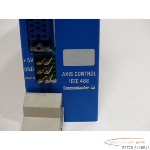 Komponent  Grossenbacher Axis Control IEEE 488 .:  50 70 086