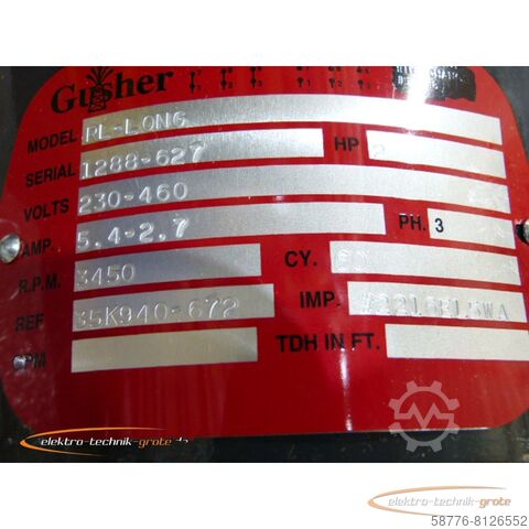 Component Gusher RL-Long Pumpe 35K940-672 - ! -