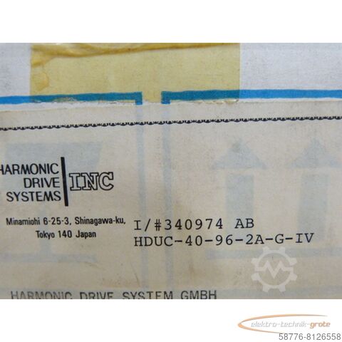 Harmonische aandrijfcomponent Harmonic Drive HDUC-40-96-2A-G-IV Getriebe   - ! -