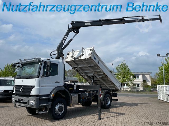 Kiepwagen MERCEDES-BENZ Axor 1833 AK 4x4/ Meiller/ MKG 10m=1t/ Org. 139t
