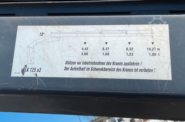 Kiepwagen MERCEDES-BENZ Axor 1833 AK 4x4/ Meiller/ MKG 10m=1t/ Org. 139t