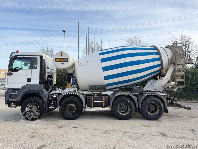 Betongblandarbilar MAN TGS 41.500