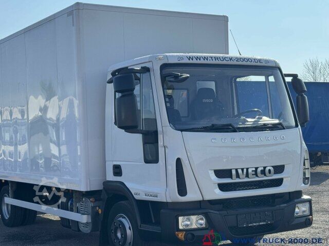 Camião de caixa fechada Iveco 75E22 Koffer LBW Palfinger Klima NUR 38.204 KM