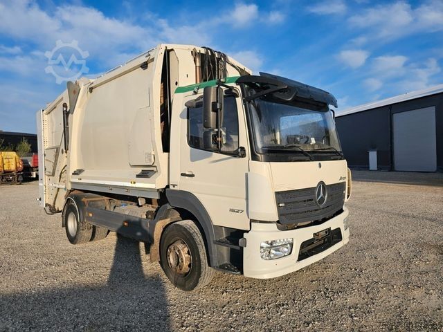 Szemetesautó MERCEDES-BENZ 1527 Müllwagen, Geesinknorba 13H25, 2 Kammern
