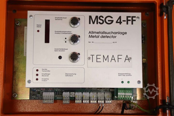 Metaaldetector voor tunnels S+S Temafa TFX 4000/440 MSG 4-FF