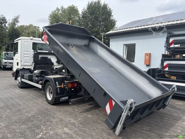 Camión multibasculante Telehoist man TGL 8.190 BL City Abrollkipper , 2 x AHK sofort verfügbar!