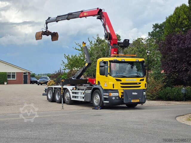 System ramion hakowych Scania P450 8x2!!KRAAN/HAAK!! EX GEMEENTE!!EURO6!!