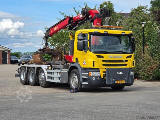 System ramion hakowych Scania P450 8x2!!KRAAN/HAAK!! EX GEMEENTE!!EURO6!!