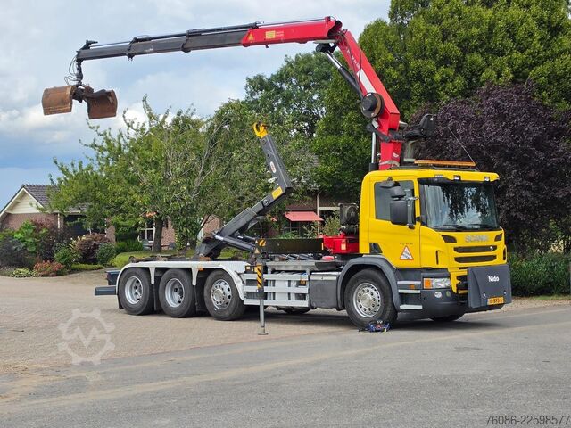 System ramion hakowych Scania P450 8x2!!KRAAN/HAAK!! EX GEMEENTE!!EURO6!!