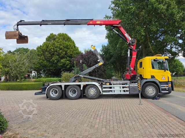 System ramion hakowych Scania P450 8x2!!KRAAN/HAAK!! EX GEMEENTE!!EURO6!!
