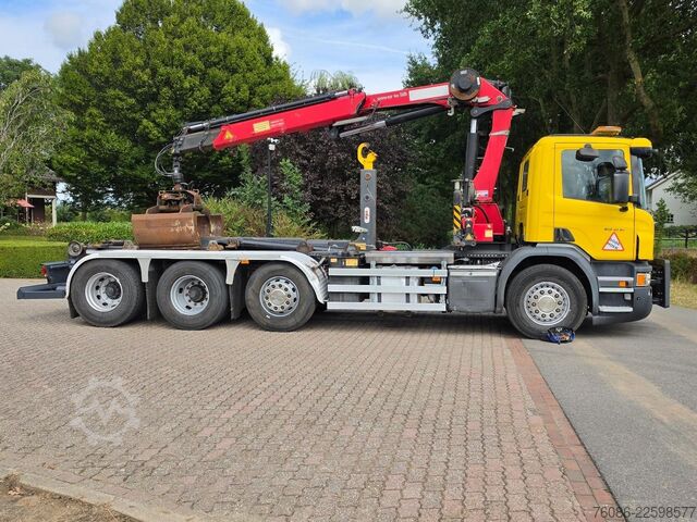 System ramion hakowych Scania P450 8x2!!KRAAN/HAAK!! EX GEMEENTE!!EURO6!!