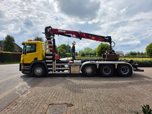 System ramion hakowych Scania P450 8x2!!KRAAN/HAAK!! EX GEMEENTE!!EURO6!!