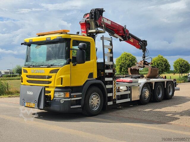 Système de bras à crochet Scania P450 8x2!!KRAAN/HAAK!! EX GEMEENTE!!EURO6!!