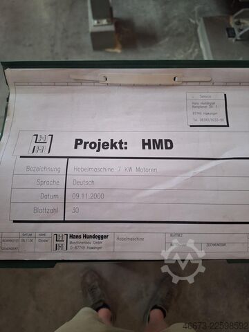 Hyvelautomat med fasutrustning Hundegger HMD