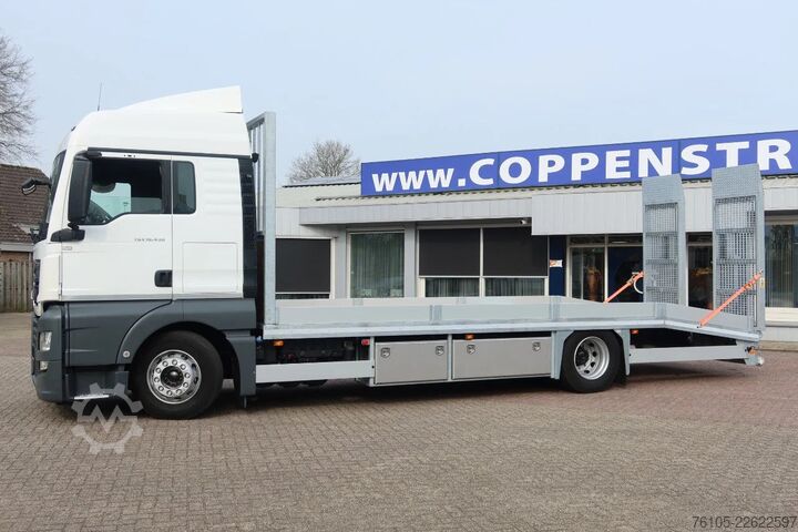 Biltransport skåpbil MAN TGX 18.340 Oprijwagen 4x2